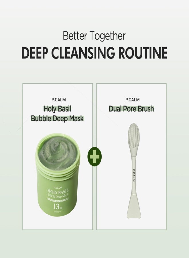 P.CALM Dual Pore Cleansing Brush for Blackheads Removal & Face Scrubber, Gentle Exfoliation. Deep Pore Cleaning Massager - Image 4