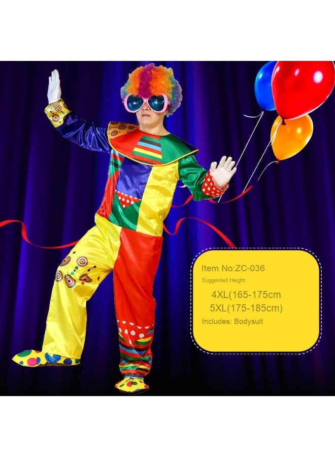 Loquat Adult Clown Costume - The Perfect Choice for Carnival Parties