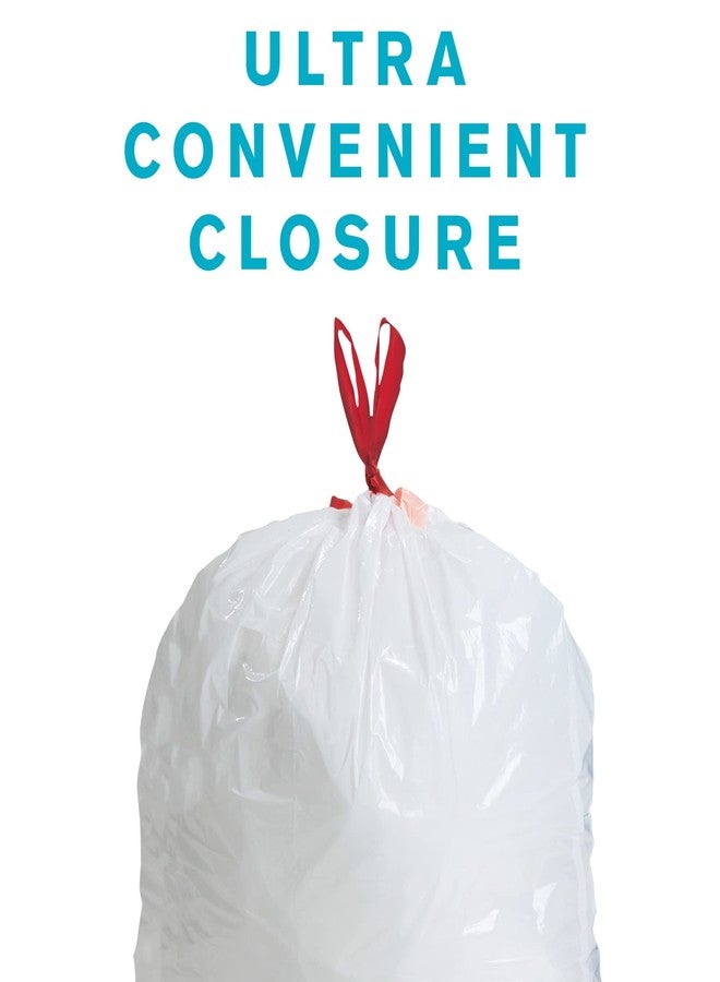 Highmark 0.9-mil Drawstring Trash Bags, 13 Gallons, White, Box Of 120, DP848808 - Image 4
