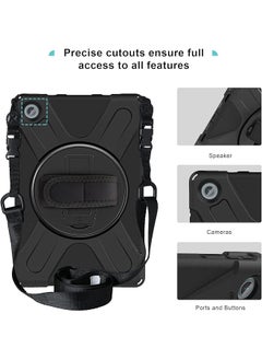 Procases Compatible For Lenovo Tab M10 Plus 10.6 Inch 3Rd Gen 2022 Released Heavy Duty Shockproof Rugged Case 360 Degree Rotatable Kickstand Protective Cover Case –Black…  - Image 5