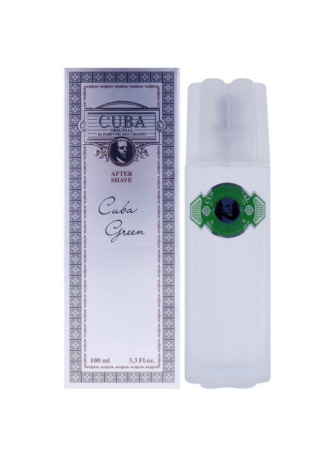 Cuba Green For Men - 3.4 Oz After Shave - Image 1