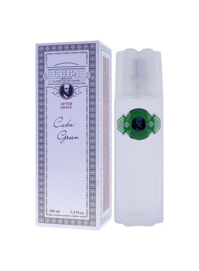 Cuba Green For Men - 3.4 Oz After Shave - Image 4