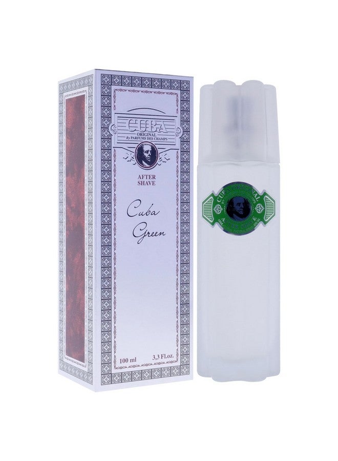 Cuba Green For Men - 3.4 Oz After Shave - Image 3