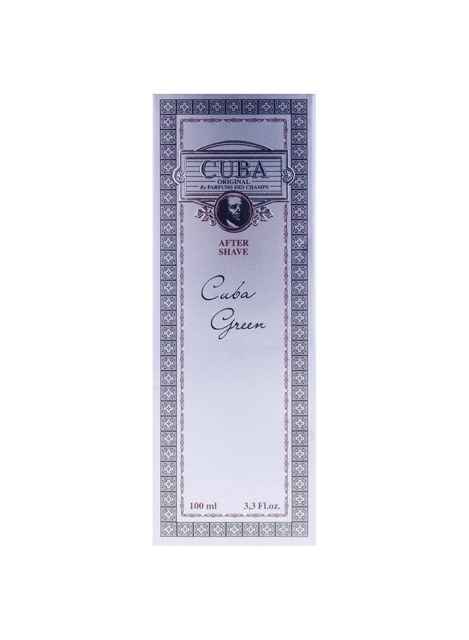 Cuba Green For Men - 3.4 Oz After Shave - Image 5