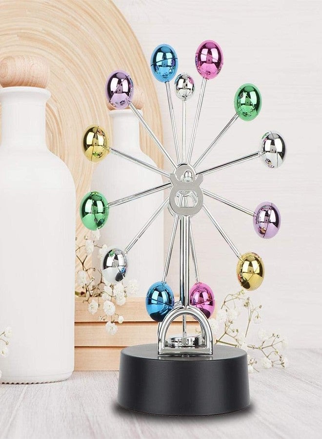 KRLZ Perpetual Motion, Newton Pendulum Ball Physics Science Balance Ball Desktop Entertainment Decoration Home Office Desk Decoration - Fun Tabletop Decorative Ornament for Home & Office Stress Relief - Image 3