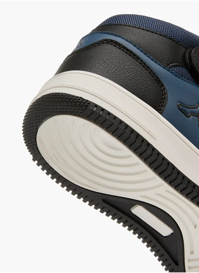 كابا Boys' Colourblock Sneakers with Hook and Loop Closure