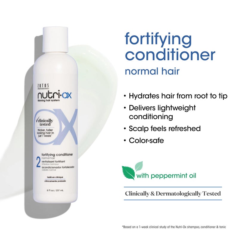 NUTRI-OX Starter Kit for Thinning Hair | Thicker, Fuller-Looking Hair | Peppermint | Clinically & Dermatologically Tested | 30 Day Supply - Image 4