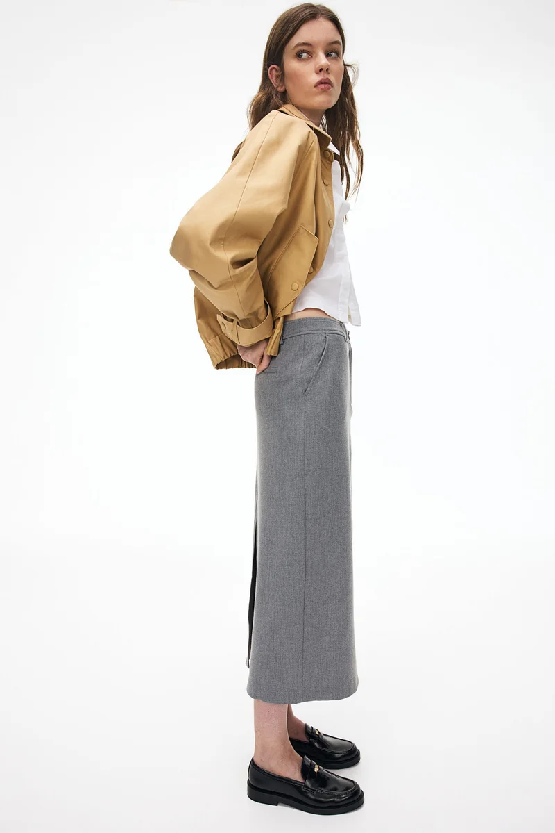 H&M Twill pencil skirt