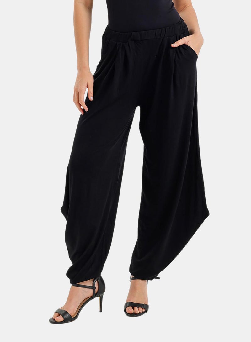 Carina Wide-Leg Gathered Pants - Image 1