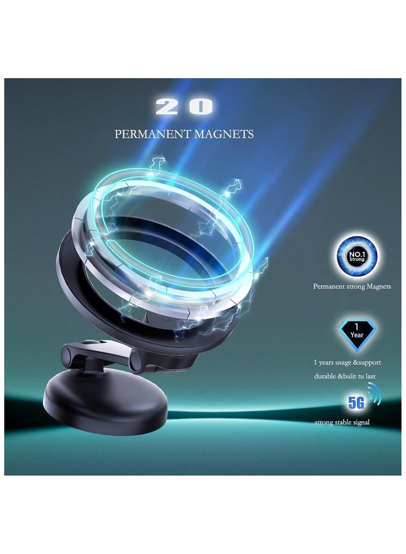 Car Mount Magnetic Phone Holder,Strong Car Holder Dash Mount Strong Grip Car Phone Holder - Image 4