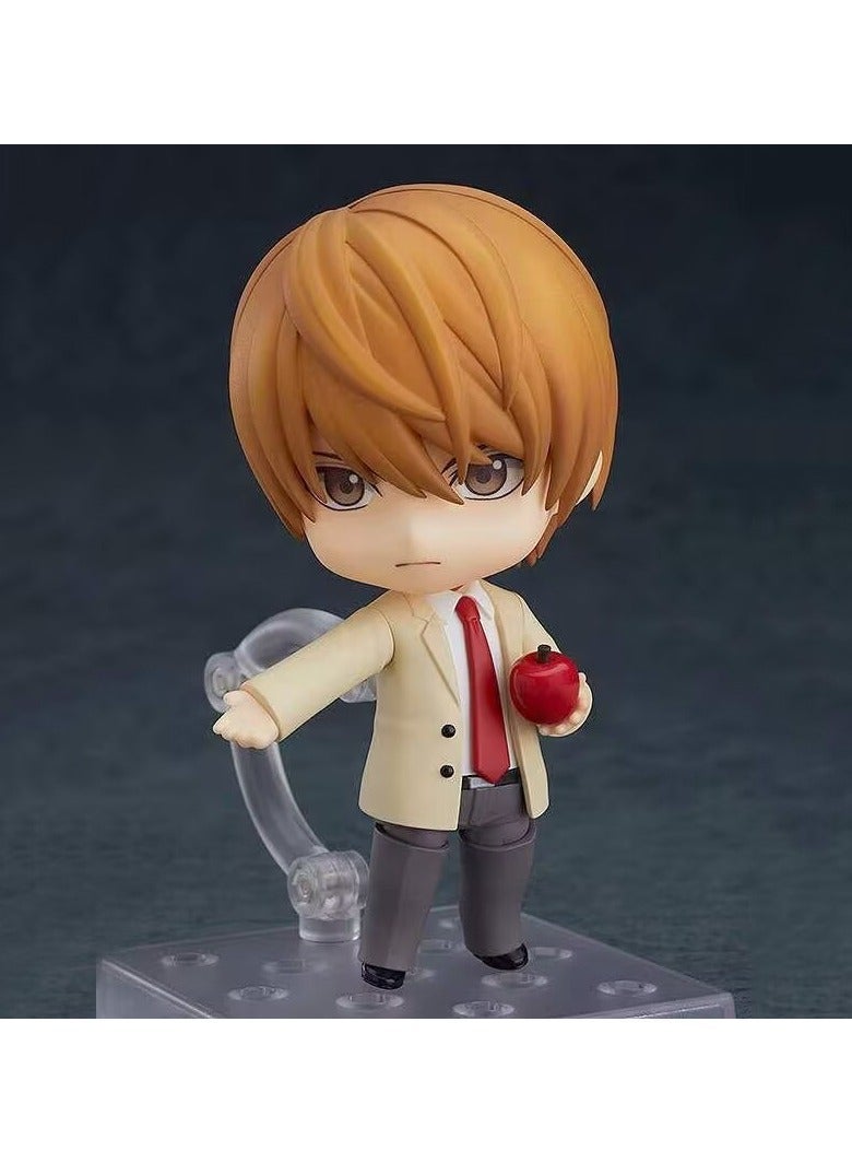 Light Yagami Action Figure Death Note Collectible Model with Interchangeable Faces 10cm Anime Figure - Image 2