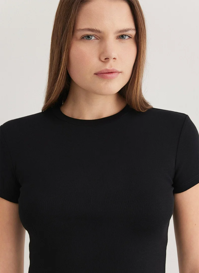 MAVI Black Basic Top