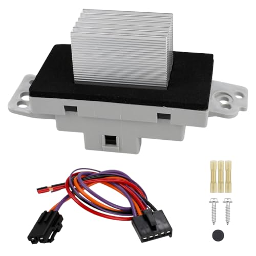 WMPHE HVAC Blower Motor Resistor Compatible with Chevy Silverado Suburban Trailblazer GMC Envoy Sierra Buick Rainier Cadillac Escalade Yukon XL Saab 9-7X Replacement for 15-81773 89018778 89019351 - Image 1