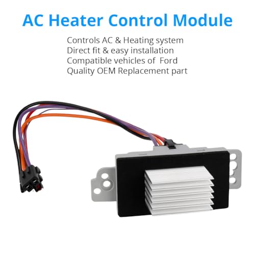 WMPHE HVAC Blower Motor Resistor Compatible with Chevy Silverado Suburban Trailblazer GMC Envoy Sierra Buick Rainier Cadillac Escalade Yukon XL Saab 9-7X Replacement for 15-81773 89018778 89019351 - Image 2