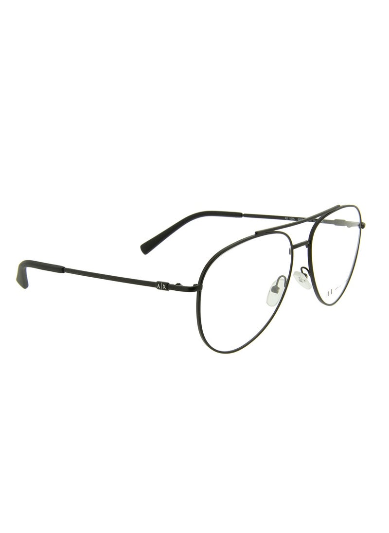 Armani Exchange - Armani Exchange AX1055 6000 58 Matte Black Eyeglass - Image 1