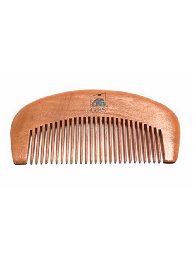 G.B.S Beard Natural Wooden Comb-Superior, Durable Quality, Tangles Eliminator, Anti-Static Anti Breaking, Beard straightener Comb- Provides Beard Growth and Health - Image 1