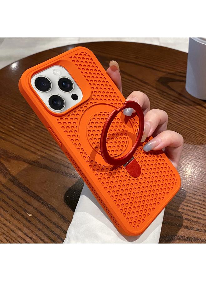 S-TOP Case For iPhone 12 Pro Hollow Cooling Magsafe Phone Case with Holder - Image 1