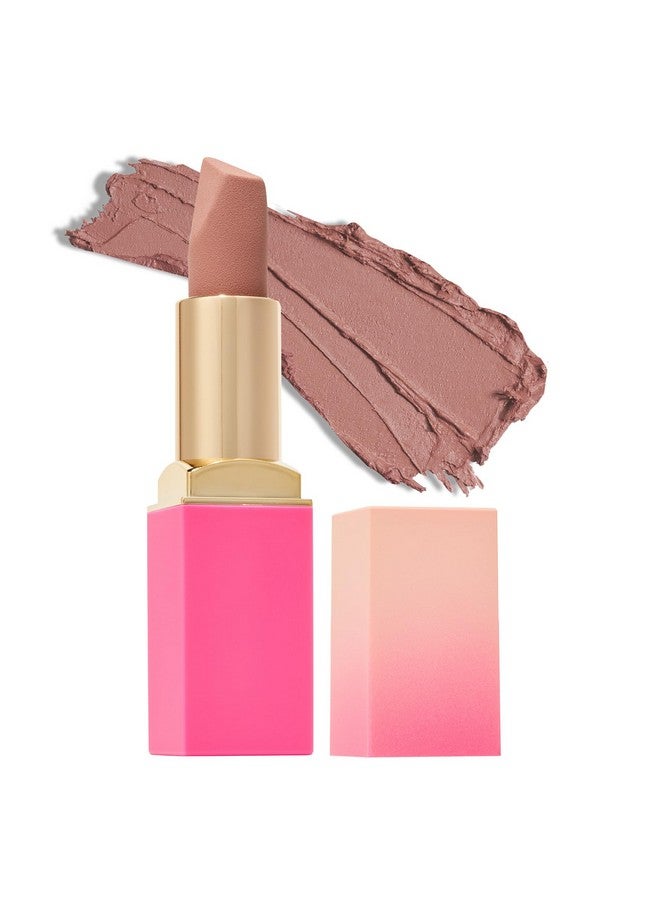 جوفياس بليس أحمر شفاه جوفيا بليس ذا نود فيلفيت مات شيك - أحمر شفاه مات مات، أحمر شفاه مات يدوم طويلاً، مكياج شفاه غني اللون، أحمر شفاه كريمي بلمسة نهائية غير لامعة، منتجات تجميل وشفاه - Image 1