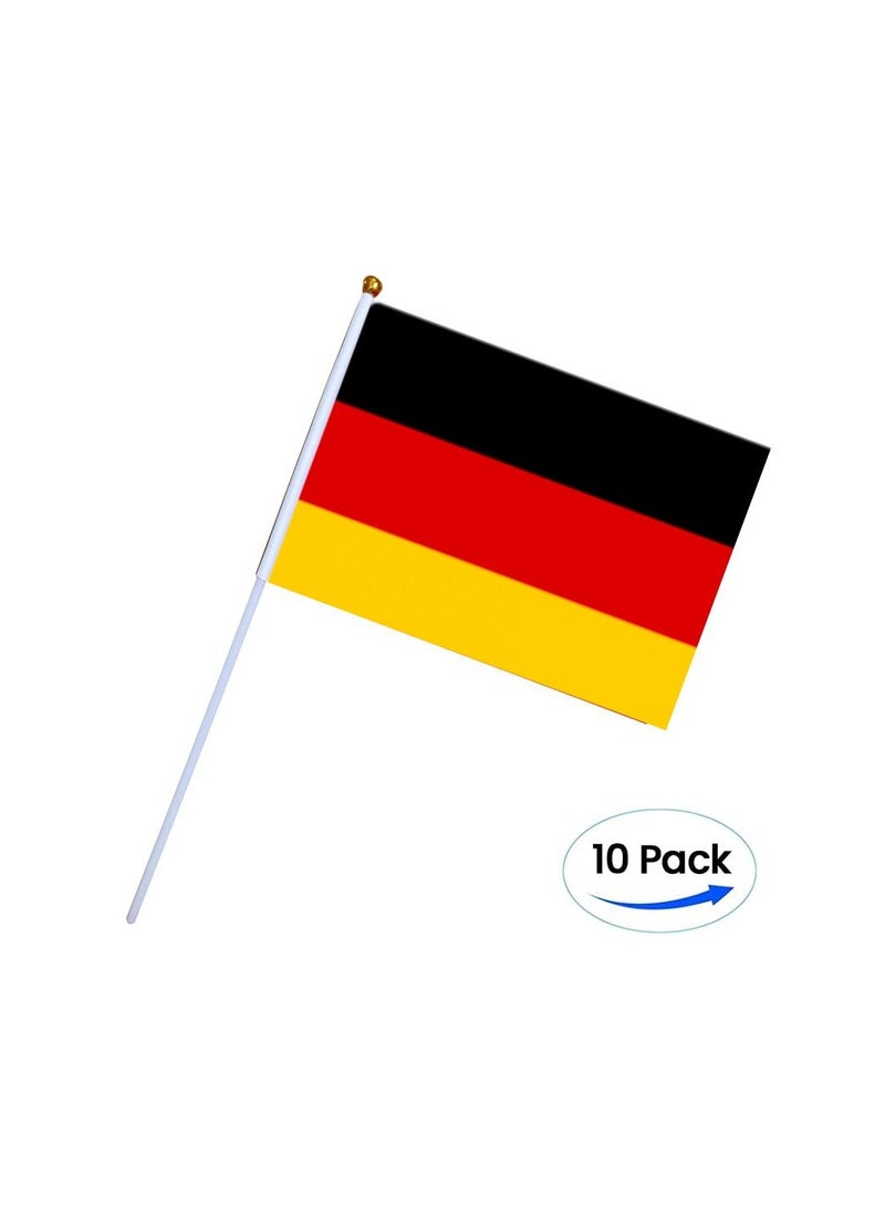 PRINTSHOP4ME Set Of 10 Hand-Held Mini Country Flags-Perfect For Parades-Festivals And Party Decorations-Party Favors And Event Supplies - Image 4