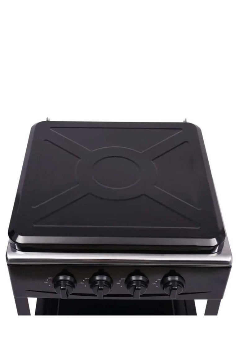 Built-in oven with 4 gas burners, 4 legs and 2 shelves, this portable gas stove can handle multiple cooking operations at once. The flame strength can be controlled using the control keys assigned to each burner, safe and gas-saving