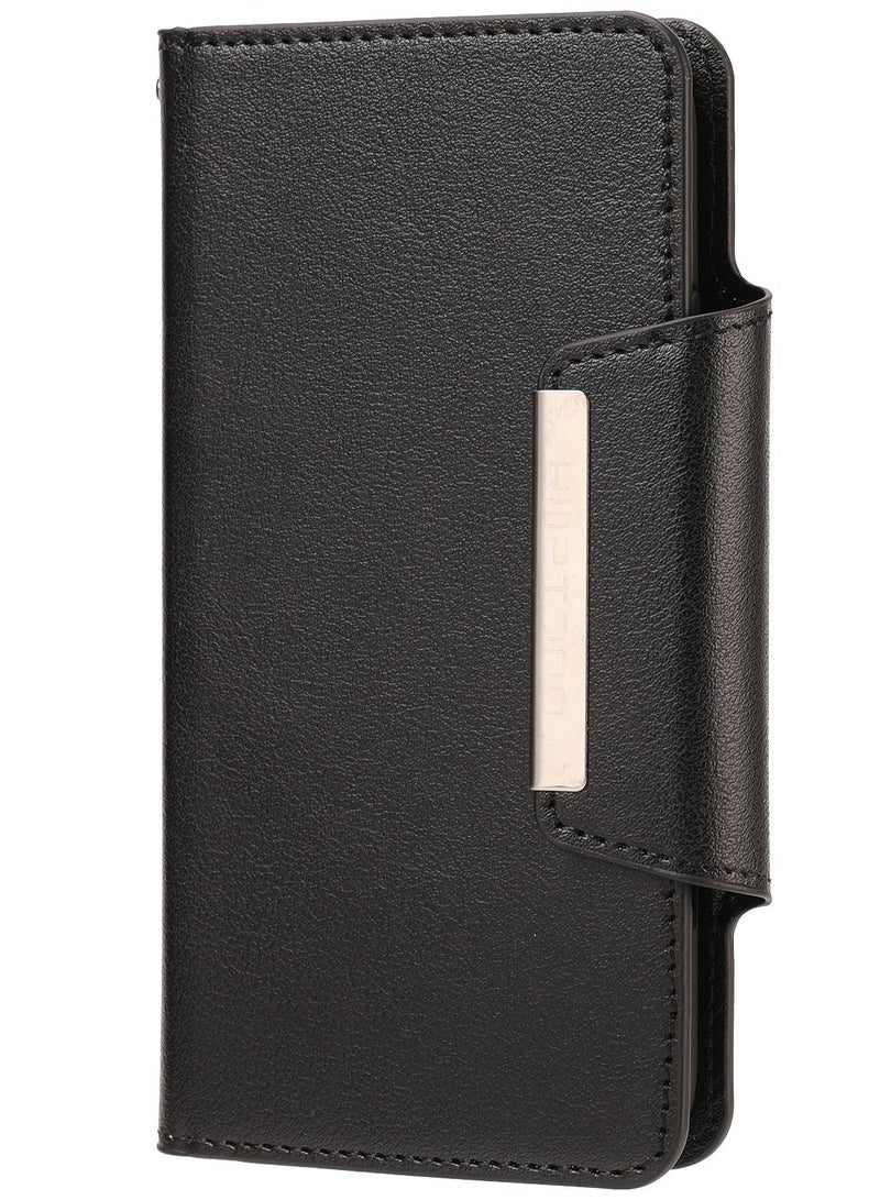 Suteni Flip Cover Card Slots Leather Phone Case for Vivo - Image 1