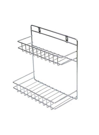 Stainless Steel Kitchen and Bathroom Wall Stand Shelf Shelves Rack Holder Accessories Chrome Finish (2 Layer) Silver - pzsku/Z295CCB504B51288C2489Z/45/_/1733915867/452c523c-83a1-47af-86e5-ce803da3a99c