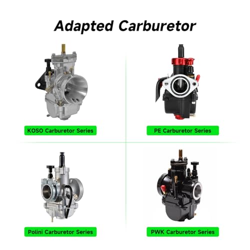 XIKOBY 40PCS Carburetor Main Jet Slow Pilot Jet Kit Compatible with Keihin PE PWK CVK OKO KOSO Polini Carb Dirt Bike ATV Quad 4 Wheeler Go Kart, Include 30PCS Main Jet and 10PCS Pilot Jet Accessories - Image 5