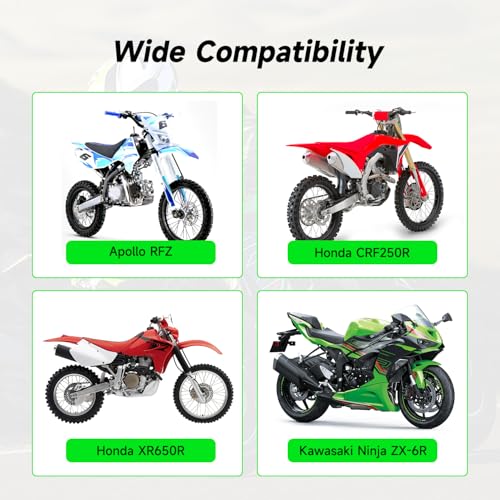 XIKOBY 40PCS Carburetor Main Jet Slow Pilot Jet Kit Compatible with Keihin PE PWK CVK OKO KOSO Polini Carb Dirt Bike ATV Quad 4 Wheeler Go Kart, Include 30PCS Main Jet and 10PCS Pilot Jet Accessories - Image 4
