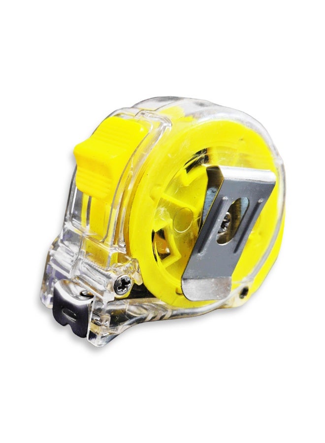 Measuring tape 3m length , made of reinforced plastic and rubber, automatic locking that easily holds the tape in place, strong magnetic tip, clear and easy to read graduations, equipped with a hand lanyard for easy carrying and mobility while working. - Image 2