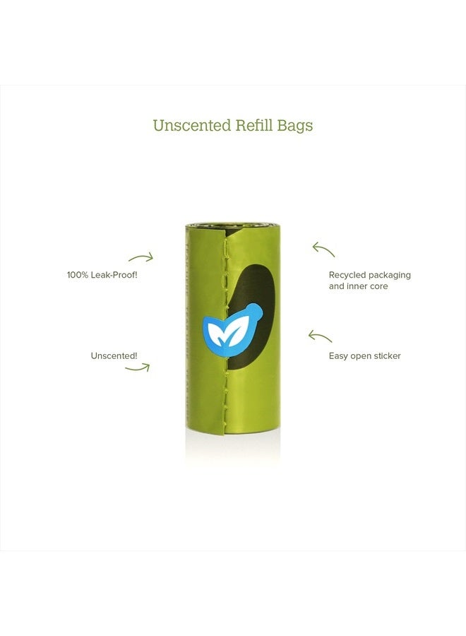 Earth Rated Dog Poop Bags Dispenser, Dog Poop Bag Holder Includes 1 Roll of 15 Unscented Eco-friendly Poop Bags (ERT00037) - Image 4