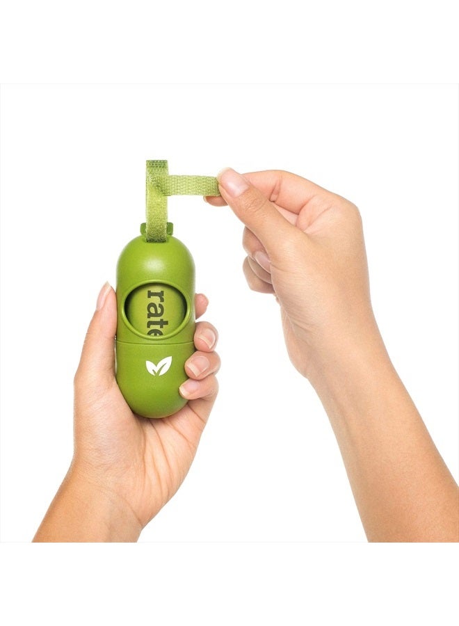 Earth Rated Dog Poop Bags Dispenser, Dog Poop Bag Holder Includes 1 Roll of 15 Unscented Eco-friendly Poop Bags (ERT00037) - Image 2