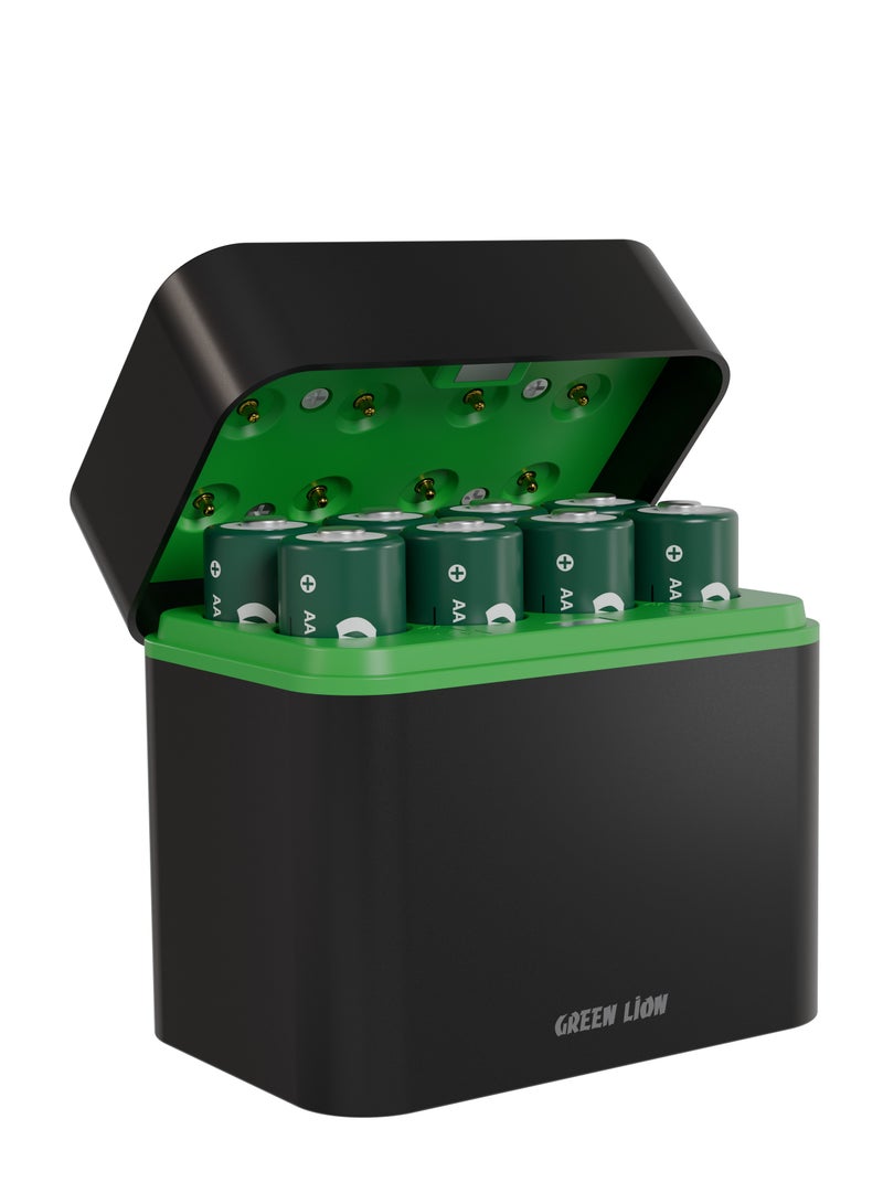 GREEN LION Rechargeable AA Batteries 8-Pack with USB-C Charging Dock 1970mAh 1.5V Li-ion 1200 Cycles GRB-11 - Image 4