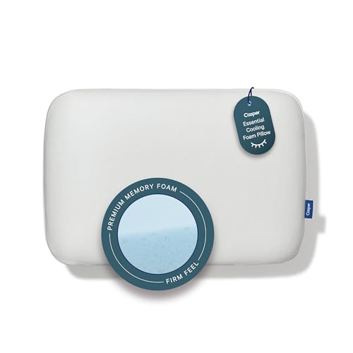 Casper Sleep Standard Essential Cooling Foam Pillow White