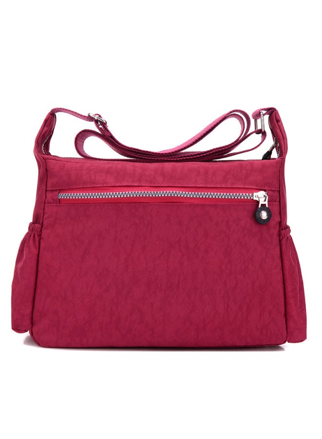 Supply Women's Bag Fashion Waterproof OxFord Cloth Women's Shoulder Messenger Bag Lightweight Casual Backpack-Color:Lake Blue  - Image 4
