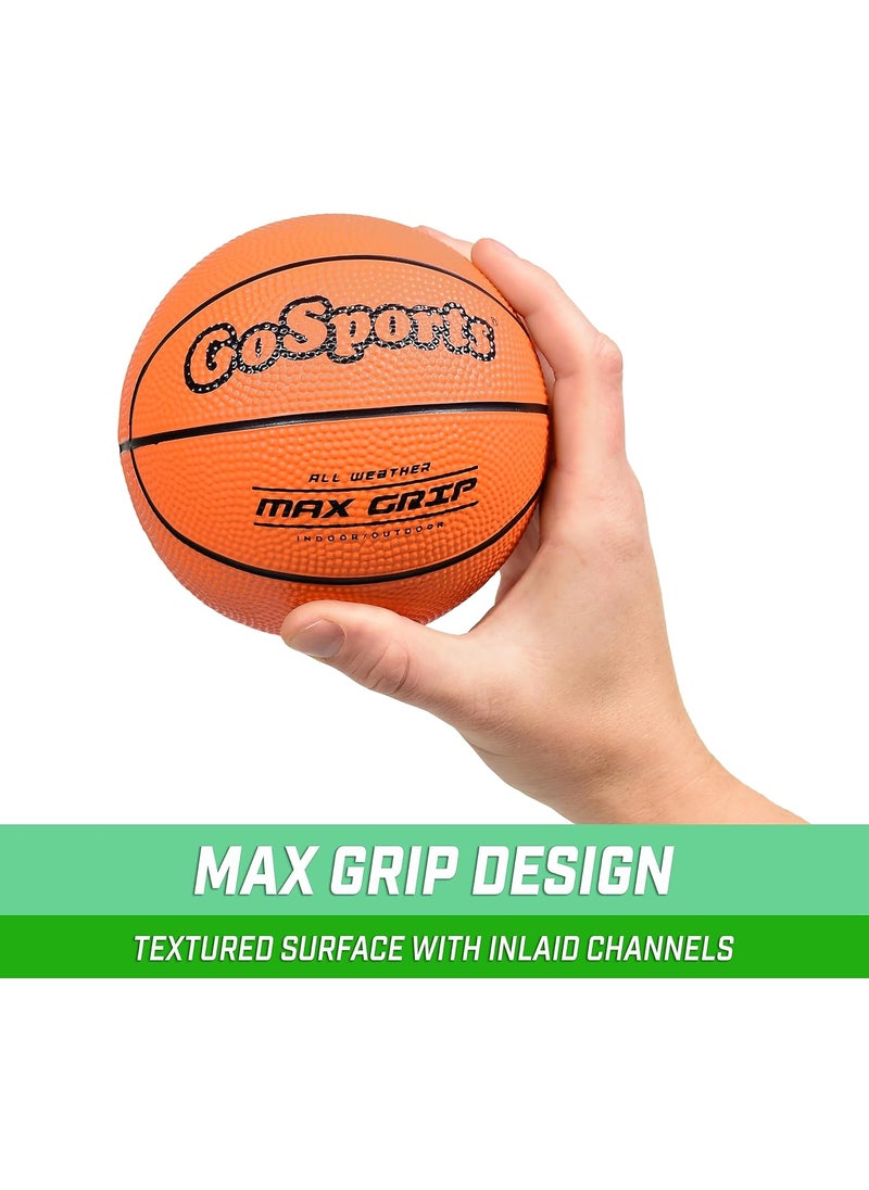 GoSports GoSports 5 Inch Mini Basketball 3 Pack with Premium Pump  Perfect for Mini Hoops or Training  - Image 2