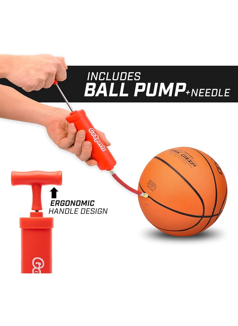 GoSports GoSports 5 Inch Mini Basketball 3 Pack with Premium Pump  Perfect for Mini Hoops or Training  - Image 5