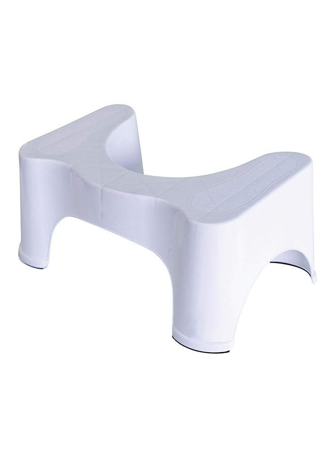 Toilet Stool for Easy Bowl Movements (White)