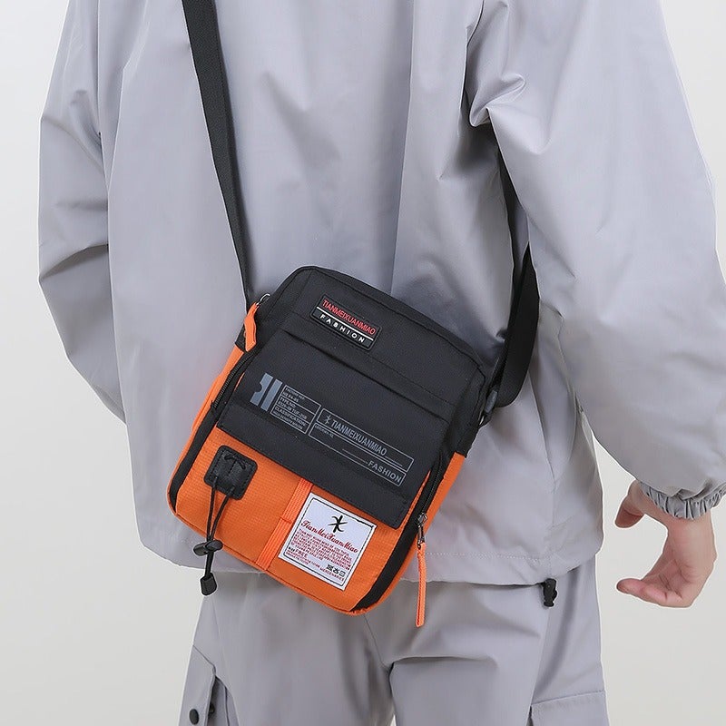 Trendy Minimalist Crossbody Bag For Men, Fashionable Portable Versatile Phone Small Square Bag, Couple Korean Version Casual Shoulder Bag - Image 3