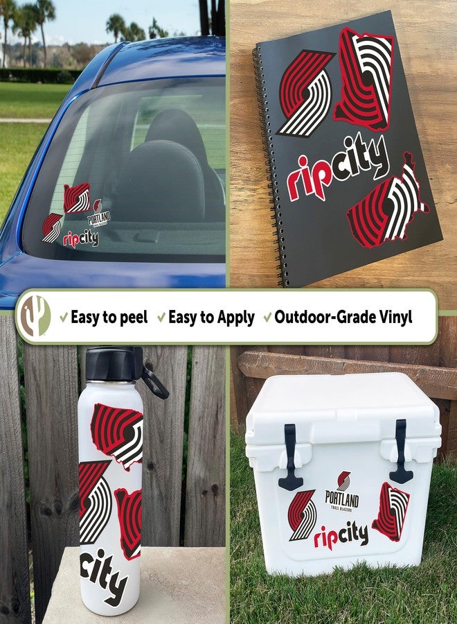 Desert Cactus Portland Trailblazers Sticker NBA Officially Licensed Sticker Vinyl Decal Laptop Water Bottle Car Scrapbook (Type 2-3) - Image 2