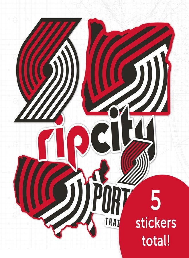 Desert Cactus Portland Trailblazers Sticker NBA Officially Licensed Sticker Vinyl Decal Laptop Water Bottle Car Scrapbook (Type 2-3) - Image 5