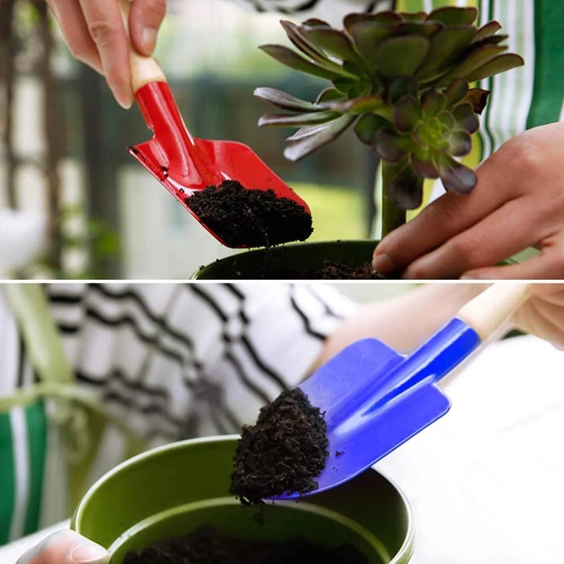 SQUICKLE 3 Piece Gardening Flower Planting Tool Set || Physical & Mental Growth Toy || Gardening Tool with Sturdy Wooden Handle || Garden Kit for Boy and Girl (Garden Tools) - Image 3