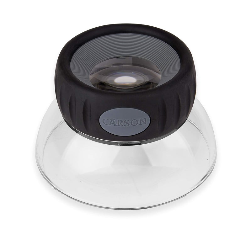 Carson LumiLoupe Plus 55X Power Stand Loupe Magnifier with Dual Lens Focusing System LO06