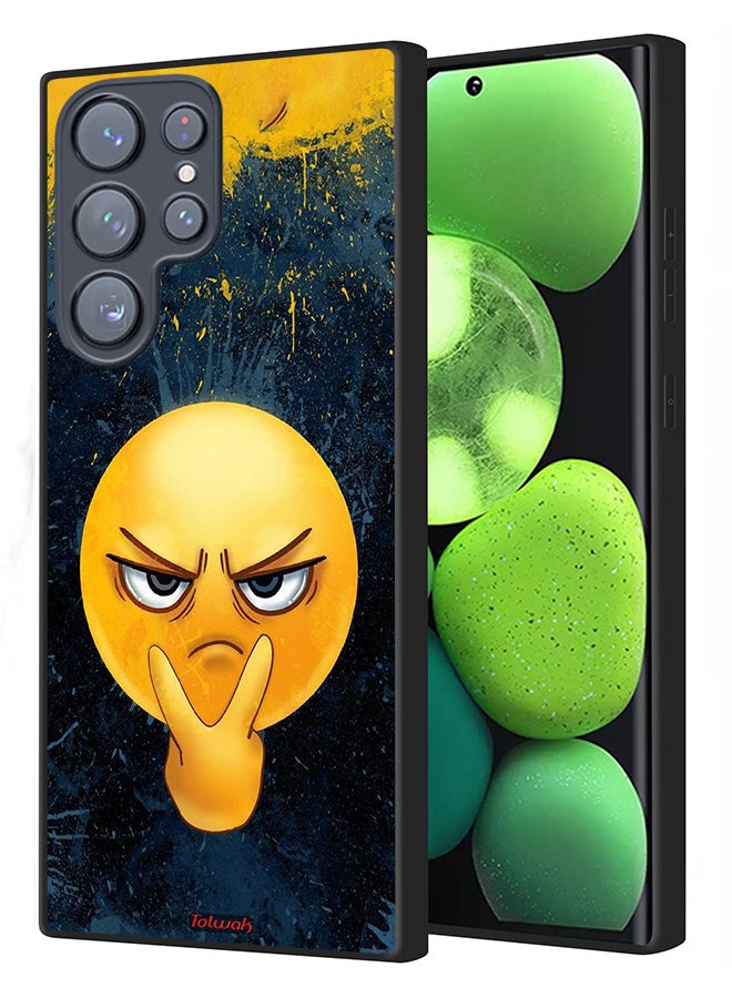 Tolwak Samsung Galaxy S23 Ultra 5G Protective Case Cover Look At Me - Image 1