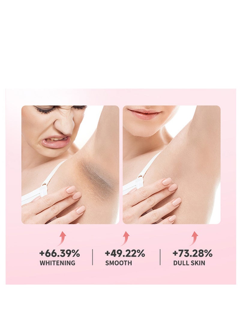 EELHOE Gluta Moisturizing Underarm Cream, Whitening Cream for Underarm Whitening, Sakura Pearl Cream, Body Bleaching Cream，Body Dark Spot Remover，Skin Whitening Cream, Brightening Cream - Image 2