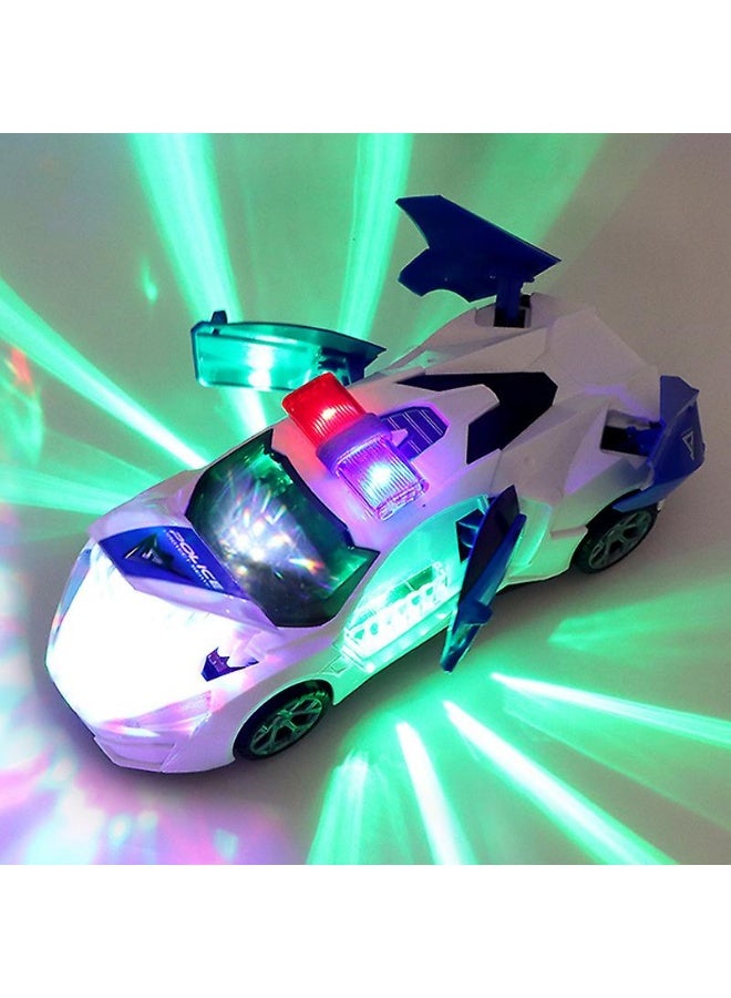 لعبة سيارة شرطة للأطفال بجهاز تحكم عن بعد – سيارة سباق كهربائية بلاستيكية قابلة لإعادة الشحن، تصميم واقعي وسرعة عالية، هدية مثالية للأولاد والبنات - Image 1