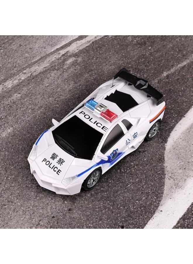 لعبة سيارة شرطة للأطفال بجهاز تحكم عن بعد – سيارة سباق كهربائية بلاستيكية قابلة لإعادة الشحن، تصميم واقعي وسرعة عالية، هدية مثالية للأولاد والبنات - Image 3