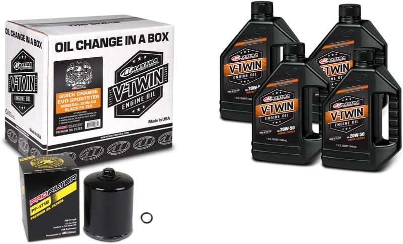 Maxima V-Twin Engine Oil Change Kit for Harley Davidson