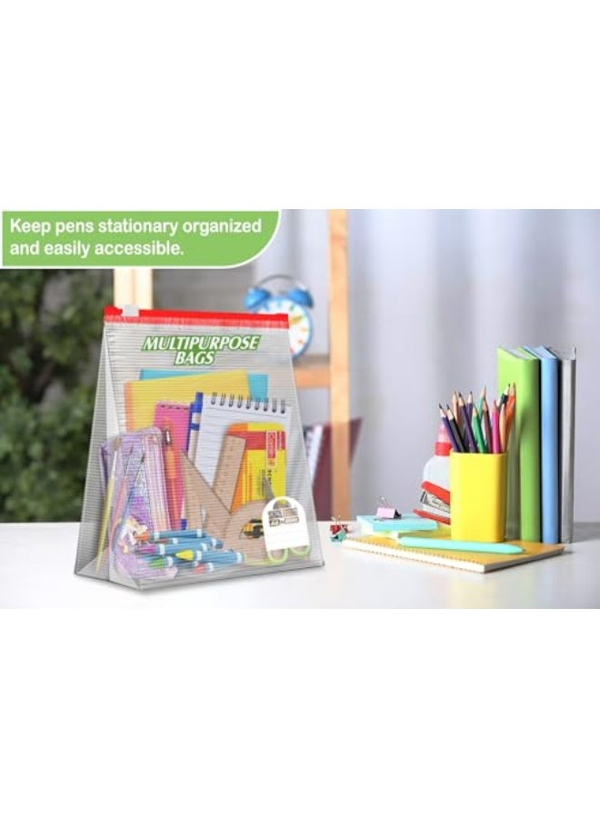 Shalimar Zip Lock Reusable Slider Bag – Medium Size – Pack of 3 (45 Bags) – Zip Lock Storage Bag/Vegetable Bag/Freeze Bag – Multi-Purpose, Natural Color - Image 5