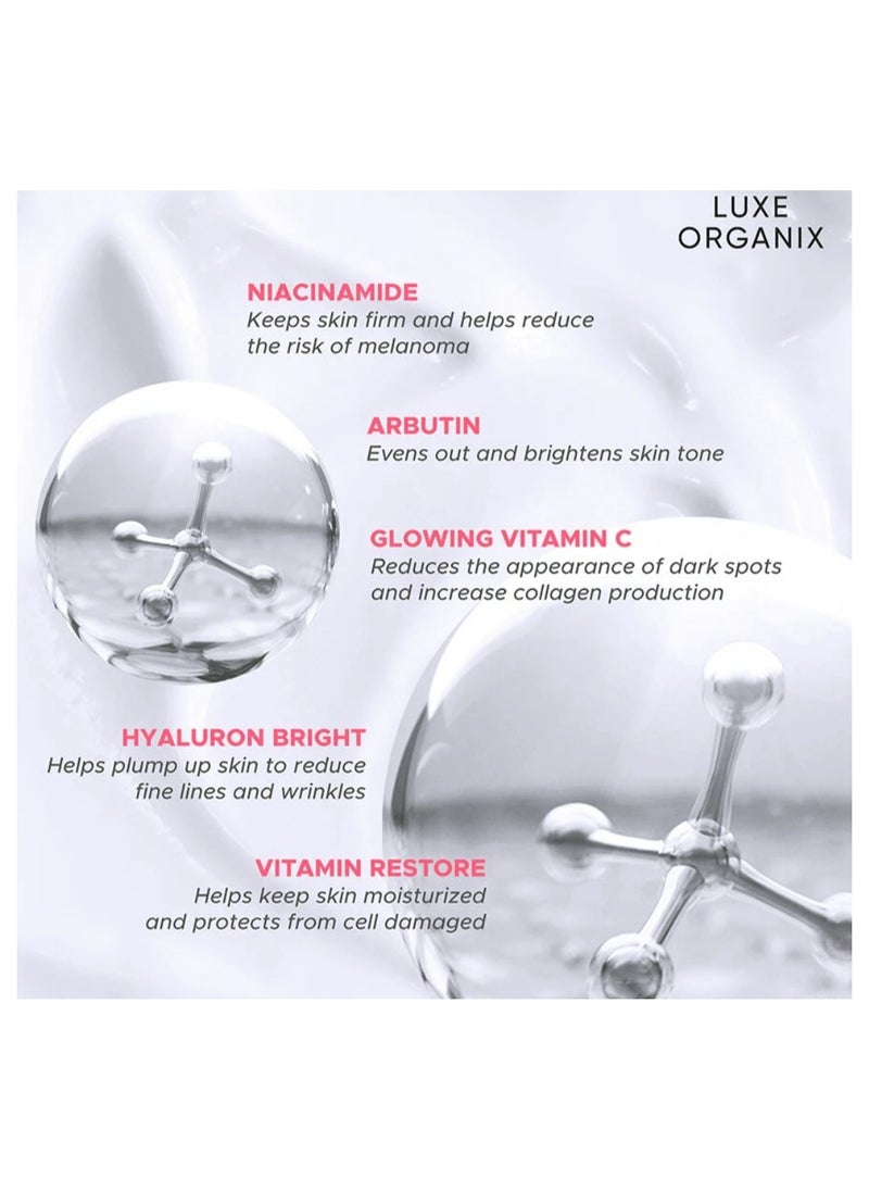 LUXE ORGANIX Luxe Organix Niacinamide + Arbutin Healthy Light Whitening Serum Lotion - 350ml  - Image 4