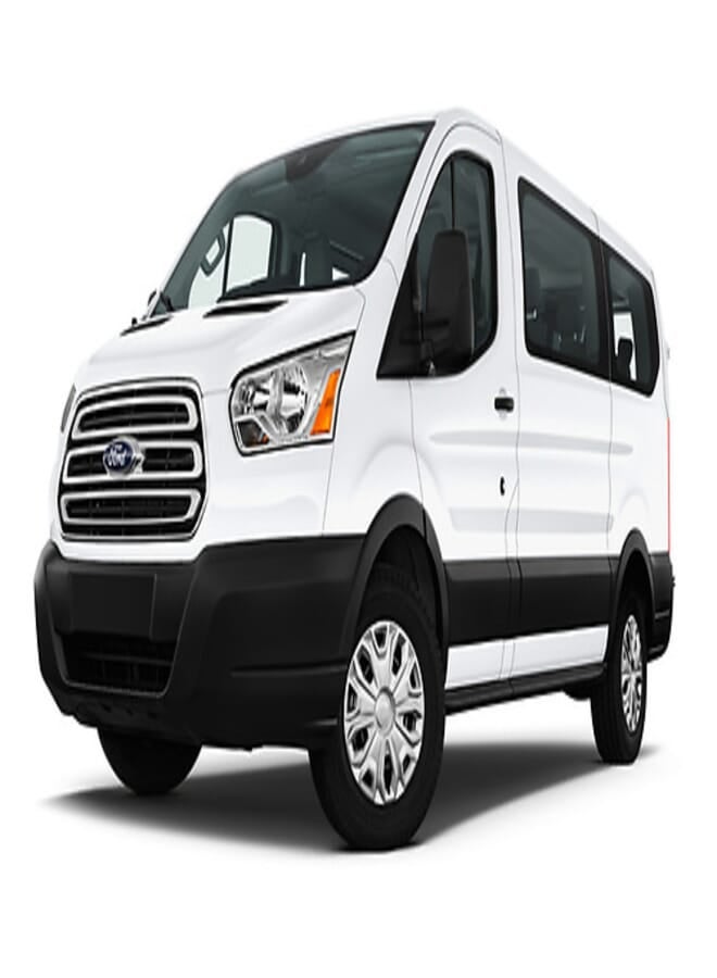 Generic car Cover 2 Layers for Ford Transit 150 XLT Wagon Low Roof Sliding Passenger 130 Passenger Van 2019  Waterproof, UV, Dustproof, Outdoor Convertible Cover (Two years warranty)  - Image 1